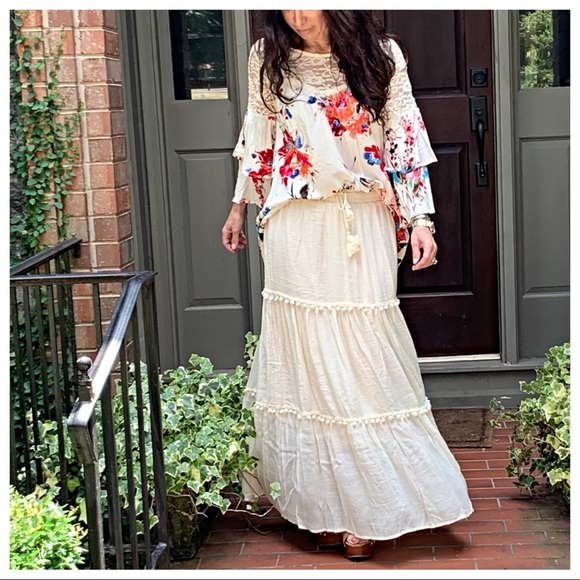 ✨LAST✨Gypsy Gorgeous boho chic tier maxi skirt - Picture 8 of 8